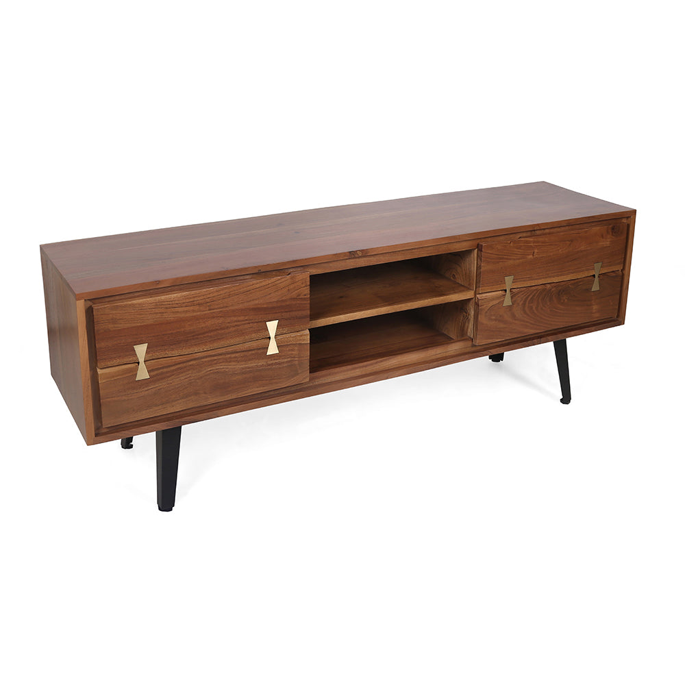 59x16.5x31" Sierra Six Drawer Sideboard, Wood Credenza/Cabinets/Chests/Nightstands
