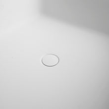 Load image into Gallery viewer, 67 inch freestanding solid surface soaking bathtub for bathroom