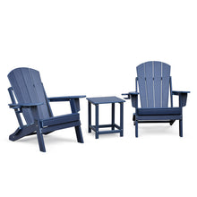 Load image into Gallery viewer, Outdoor Adirondack Chair for Relaxing, HDPE All-weather Fire Pit Chair, Patio Lawn Chair for Outside Deck Garden Backyardf Balcony, Grey