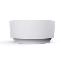 Load image into Gallery viewer, 49 inch round shape freestanding solid surface soaking bathtub for bathroom