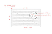 Load image into Gallery viewer, Adjustable 3.8FT Chain Link Walk Gate Kit, Round Corner Frame Design, Heavy-Duty Galvanized Steel Outdoor Fencing Gate, DIY Fit for Garden, Patio, and Pool Decks