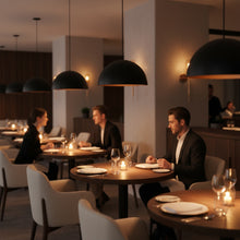 Load image into Gallery viewer, 24 inch Diameter Integrated LED Black Pendant
