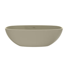 Load image into Gallery viewer, 66.9 inch freestanding solid surface soaking bathtub for bathroom
