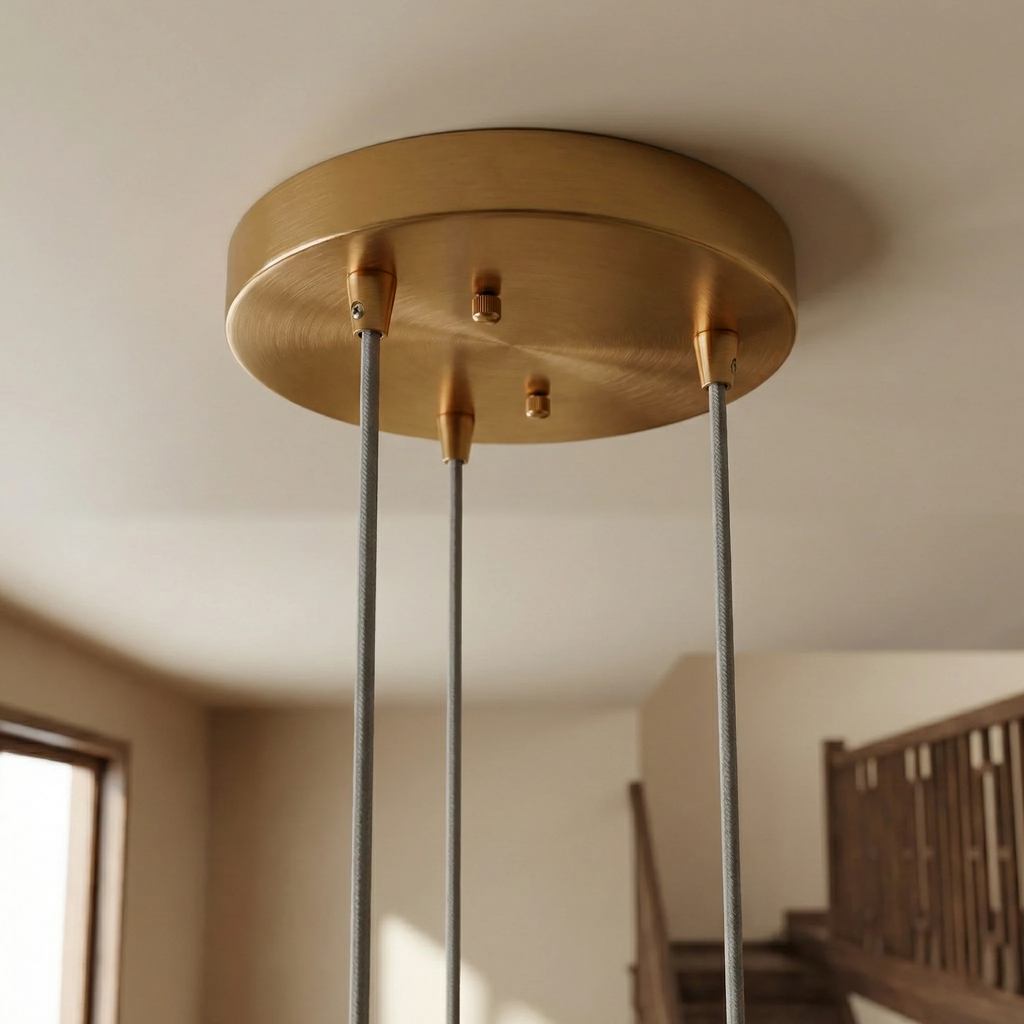 Warehouse Direct Sales New Design Personality Creative American Country Retro Ceiling Light Living Room Bedroom Reading Room Gala Pendant Lamp - Bronze and Clear 110-120V