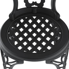 Load image into Gallery viewer, Cast Aluminum Patio Dining Chair 2PCS With Black Frame