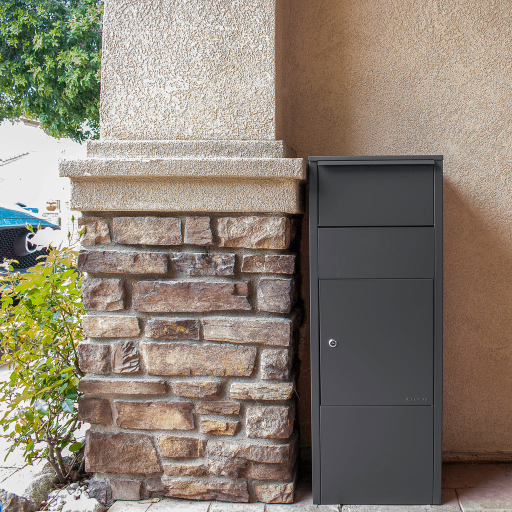 Large Single Compartment Locking Parcel Drop Box