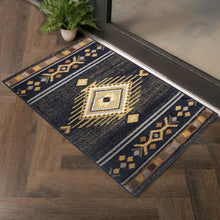 Load image into Gallery viewer, Tribes GC_YLS4001 Black 2 ft. x 3 ft. Southwest Area Rug
