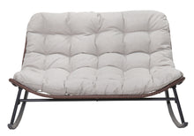 Load image into Gallery viewer, Double Wide Rocking Papasan Chair
