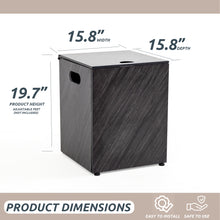 Load image into Gallery viewer, Stone Grain Propane Tank Cover Table