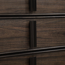 Load image into Gallery viewer, Aetheria Contemporary Wood 6-Drawer Dresser in Dark Brown
