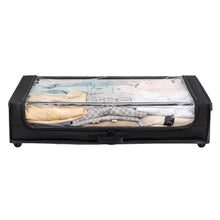 Load image into Gallery viewer, Set of 2 Under-Bed Rolling Storage Container with Transparent Cover, Versatile Space-Saving Design, and Smooth-Glide Multi-Directional Wheels – Ideal for Organizing Clothes, Shoes, and More