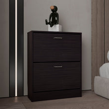 Load image into Gallery viewer, Inola Two-Door Shoe Rack Cabinet With Adjustable Shelves, Modern Storage Organizer