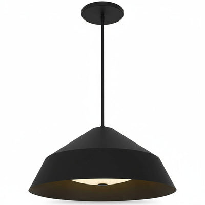 22 inch Diameter Integrated LED Black Pendant