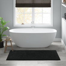 Load image into Gallery viewer, 1 PCS 24x72" 100% Cotton Tufted 3000 GSM Reversible Bath Rug Navy