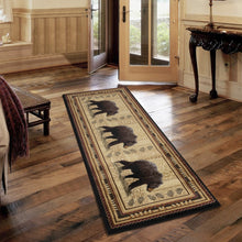 Load image into Gallery viewer, Nature's Nest GC_CBL3010 Black 2 ft. x 3 ft. Lodge Area Rug