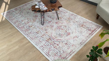 Load image into Gallery viewer, MAVAL Beige Washable Rug 2'6'' x 10' Runner Rug (Beige, 2'6'' x 10') Modern, Contemporary, Non-Shedding &amp; Easy to Clean, Ideal for Living Room, Bedroom, Dining Space, 120*30 inch