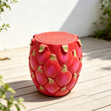 Load image into Gallery viewer, Yellow Lemon Fruit Stool, 14"Oversized Resin Stool, Side Table, Home Decor Plant Stand Garden Indoor Outdoor Decorations, Multi-Purpose Innovative Garden Furniture