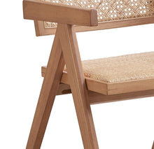 Load image into Gallery viewer, Velentina Rattan &amp; Natural Finish Arm Chair (Set of 2)