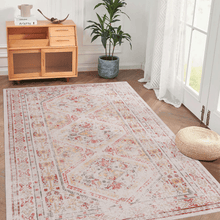 Load image into Gallery viewer, MAVAL Beige Washable Rug 2'6'' x 10' Runner Rug (Beige, 2'6'' x 10') Modern, Contemporary, Non-Shedding &amp; Easy to Clean, Ideal for Living Room, Bedroom, Dining Space, 120*30 inch