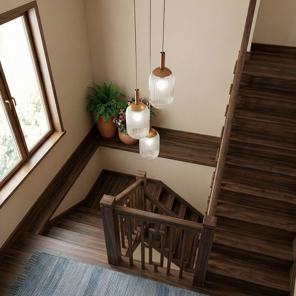 Warehouse Direct Sales New Design Personality Creative American Country Retro Ceiling Light Living Room Bedroom Reading Room Gala Pendant Lamp - Bronze and Clear 110-120V