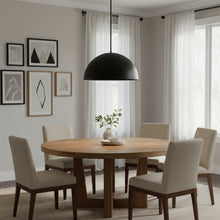 Load image into Gallery viewer, 24 inch Diameter Integrated LED Black Pendant