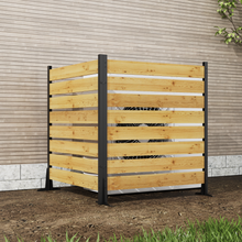 Load image into Gallery viewer, Goodyo 72.8"H x 38.5"W(1 Panel) Cedar Wood Privacy Screen, Outdoor Privacy Walls, Privacy Wood Fence for Pool Equipment Enclosure, Trash Can Enclosures, Air Conditioner Fence