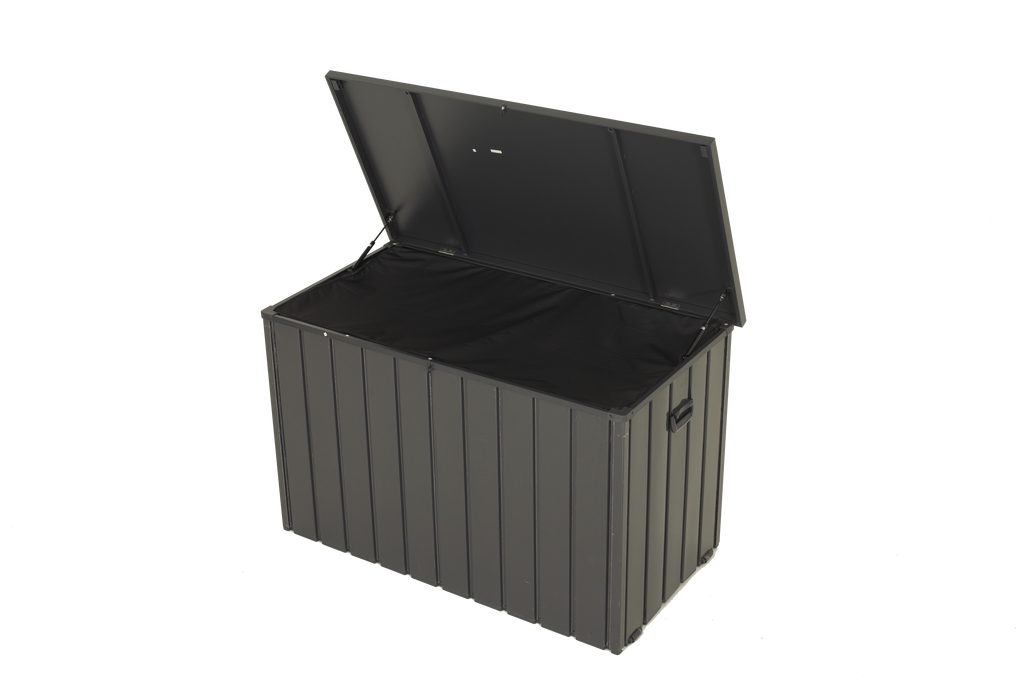 200 Gallon Outdoor Storage Deck Box Waterproof, Large Patio Storage Bin for Outside Cushions, Throw Pillows, Garden Tools, Lockable (Dark Brown)