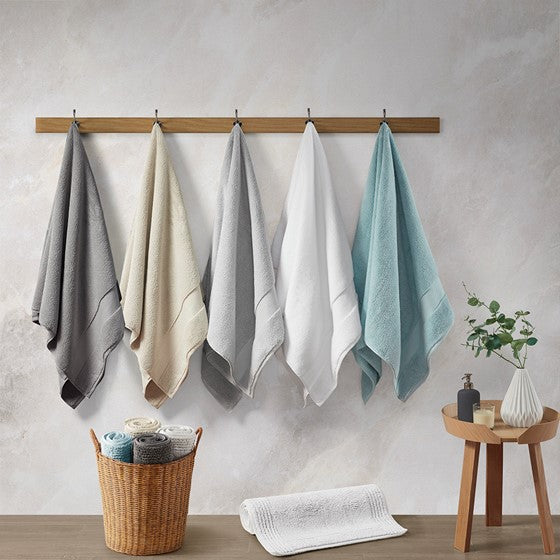 100% Cotton Tufted 3000 GSM Reversible Bath Rug Blue 24x72"