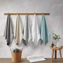 Load image into Gallery viewer, 100% Cotton Tufted 3000 GSM Reversible Bath Rug Blue 24x72"