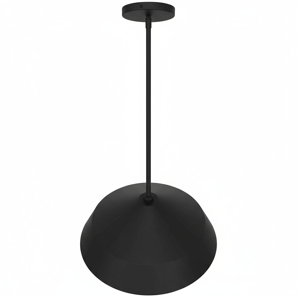 14 inch Diameter Integrated LED Black Pendant