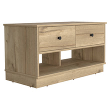 Load image into Gallery viewer, Tulip Storage Bench, Two Drawers, Two Shelves