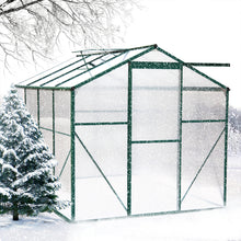 Load image into Gallery viewer, Polycarbonate Greenhouse,6'x 8' Heavy Duty Walk-in Plant Garden Greenhouse for Backyard/Outdoor
