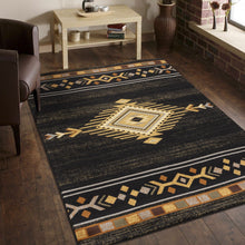 Load image into Gallery viewer, Tribes GC_YLS4001 Black 2 ft. x 3 ft. Southwest Area Rug