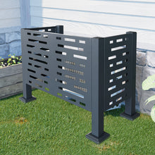 Load image into Gallery viewer, 4*2 FT Air Conditioner Fence for Outdoor Units,Metal Privacy Fence Cover, Perfect to Conceal Air Conditioning Units (W540133740)
