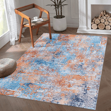 Load image into Gallery viewer, MAVAL Multi Washable Rug 2' x 3' Doormat Rug (Multi, 2' x 3') Modern, Contemporary, Non-Shedding &amp; Easy to Clean, Ideal for Living Room, Bedroom, Dining Space, 36*24 inch