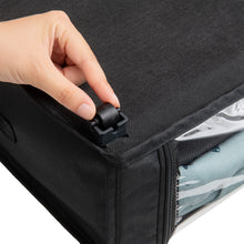 Load image into Gallery viewer, Set of 2 Under-Bed Rolling Storage Container with Transparent Cover, Versatile Space-Saving Design, and Smooth-Glide Multi-Directional Wheels – Ideal for Organizing Clothes, Shoes, and More