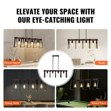 Load image into Gallery viewer, 4-Light Kitchen Island Pendant Lights 60W Adjustable Dining Room Light E26