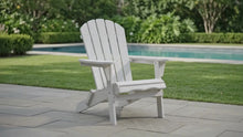 Load image into Gallery viewer, Wood Lounge Patio Chair for Garden Outdoor Wooden Folding Embossed Adirondack Chair Solid Wood Lounge Patio Chair with Wood Grain