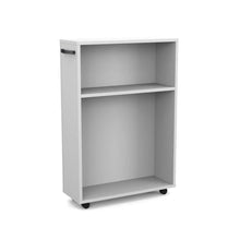 Load image into Gallery viewer, Wiley Storage Cart With Casters, Multipurpose Organizer with Open Shelves And Compact Design, White