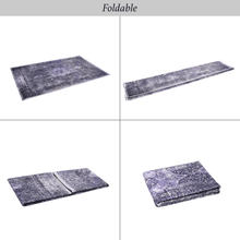 Load image into Gallery viewer, MAVAL Anthracite Washable Rug 2' x 3' Doormat Rug (Anthracite, 2' x 3') Modern, Contemporary, Non-Shedding &amp; Easy to Clean, Ideal for Living Room, Bedroom, Dining Space, 36*24 inch