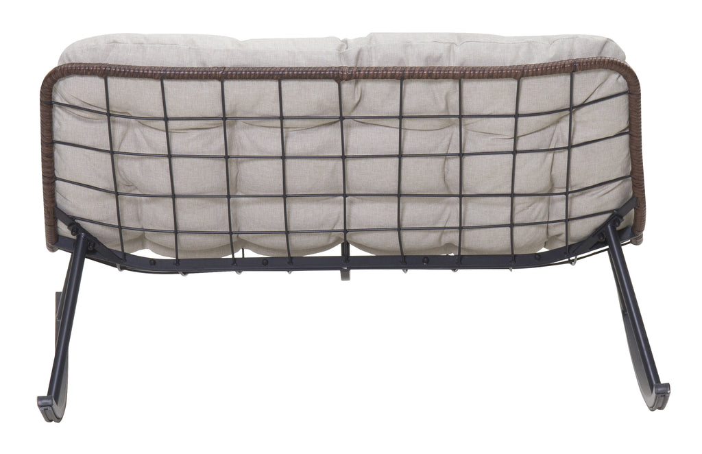 Double Wide Rocking Papasan Chair