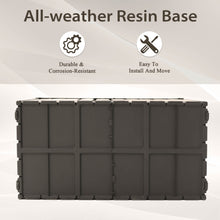 Load image into Gallery viewer, 160 Gallon Outdoor Storage Deck Box Waterproof, Large Patio Storage Bin for Outside Cushions, Throw Pillows, Garden Tools, Lockable (Dark Brown)