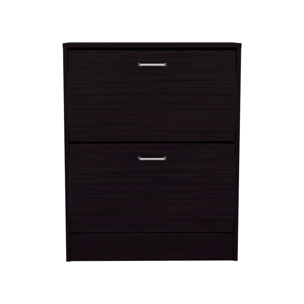 Inola Two-Door Shoe Rack Cabinet With Adjustable Shelves, Modern Storage Organizer