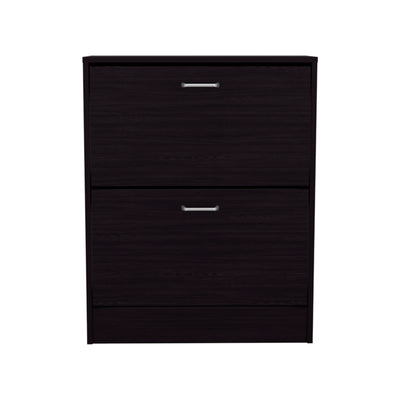 Inola Two-Door Shoe Rack Cabinet With Adjustable Shelves, Modern Storage Organizer