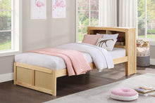 Load image into Gallery viewer, Natural Pine Finish 2pcs Storage Boxes with Caster Wheels Transitional Bedroom Furniture Under-Bed Toy Boxes