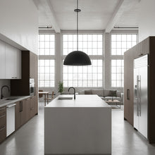 Load image into Gallery viewer, 24 inch Diameter Integrated LED Black Pendant