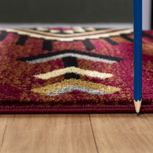 Load image into Gallery viewer, Tribes GC_YLS4002 Red 2 ft. x 3 ft. Southwest Area Rug