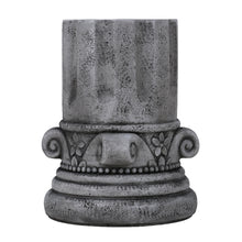 Load image into Gallery viewer, Cement Outdoor End Tables for Patio, GardenAccent Table, Modern Small Round Side Tablefor Outside, Tree Stump Garden Stool DrumTable indoor and Outdoor