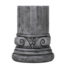 Load image into Gallery viewer, Cement Outdoor End Tables for Patio, GardenAccent Table, Modern Small Round Side Tablefor Outside, Tree Stump Garden Stool DrumTable indoor and Outdoor
