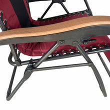Load image into Gallery viewer, Oversized Padded Zero Gravity Chair, Foldable Patio Recliner, 30" Wide Seat Anti Gravity Lounger with Cup Holder, Support 400 LBS